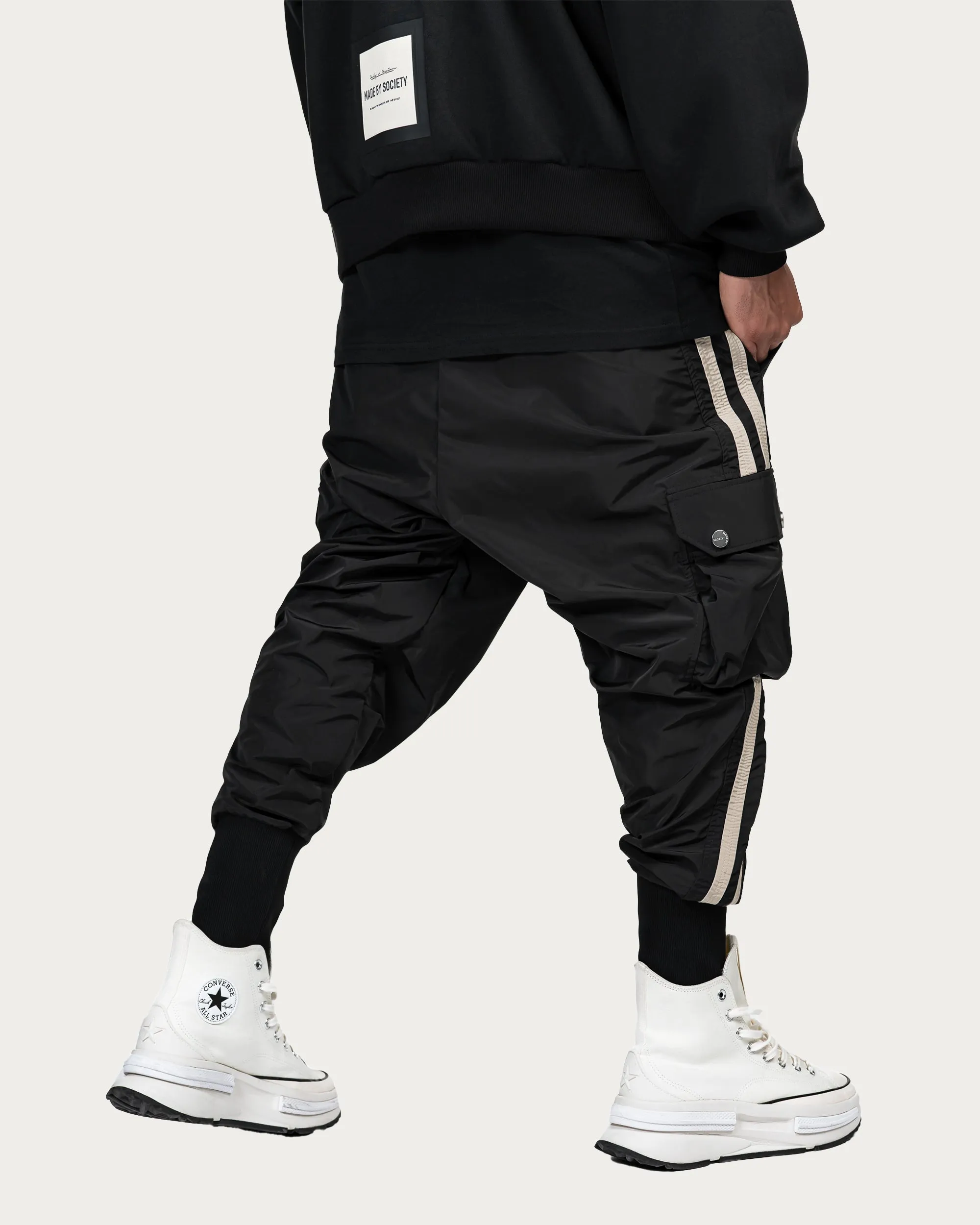 Vertical lines cargo pants - P14909 sold by Made by Society product image thumbnail 3