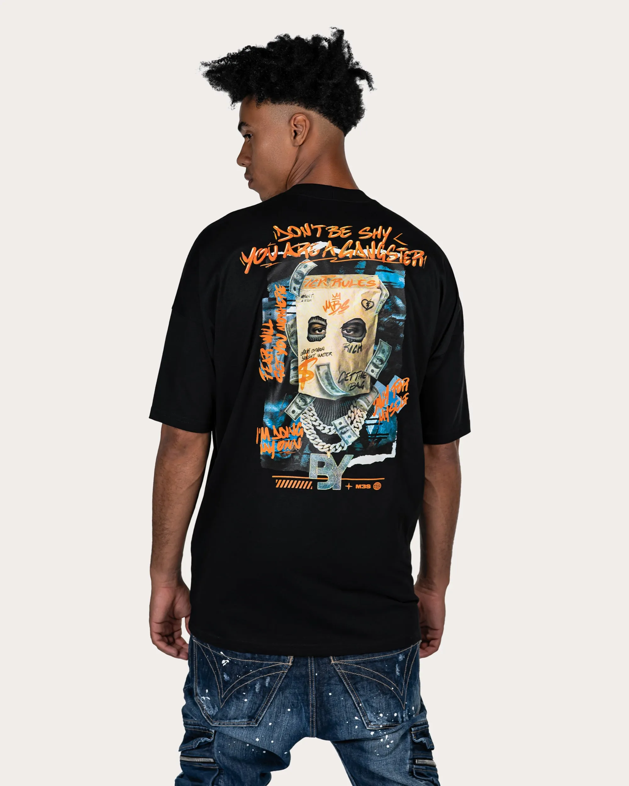 Don't be shy t-shirt - T14649 sold by Made by Society product image thumbnail 2