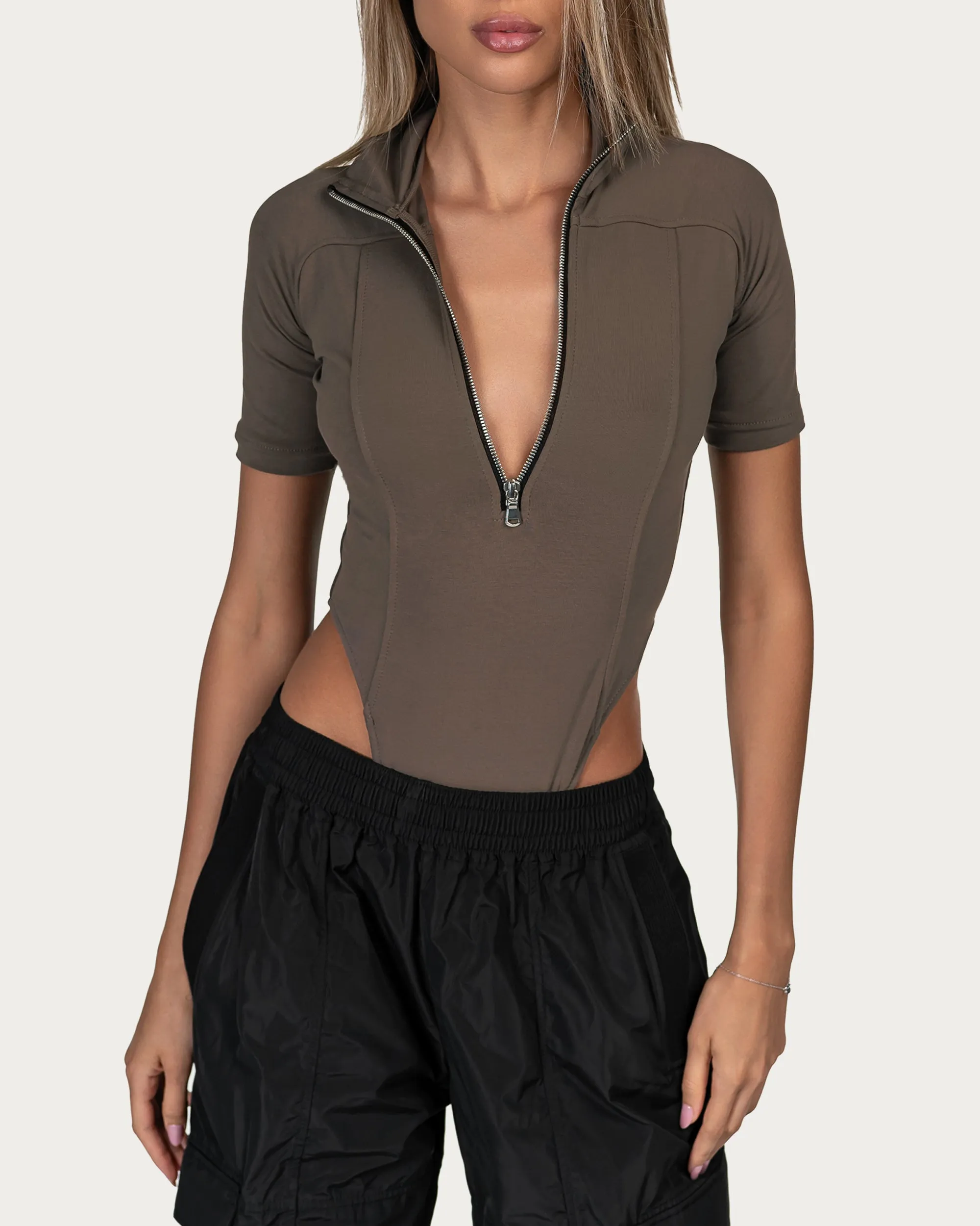 Roll neck body - Y24638 sold by Made by Society