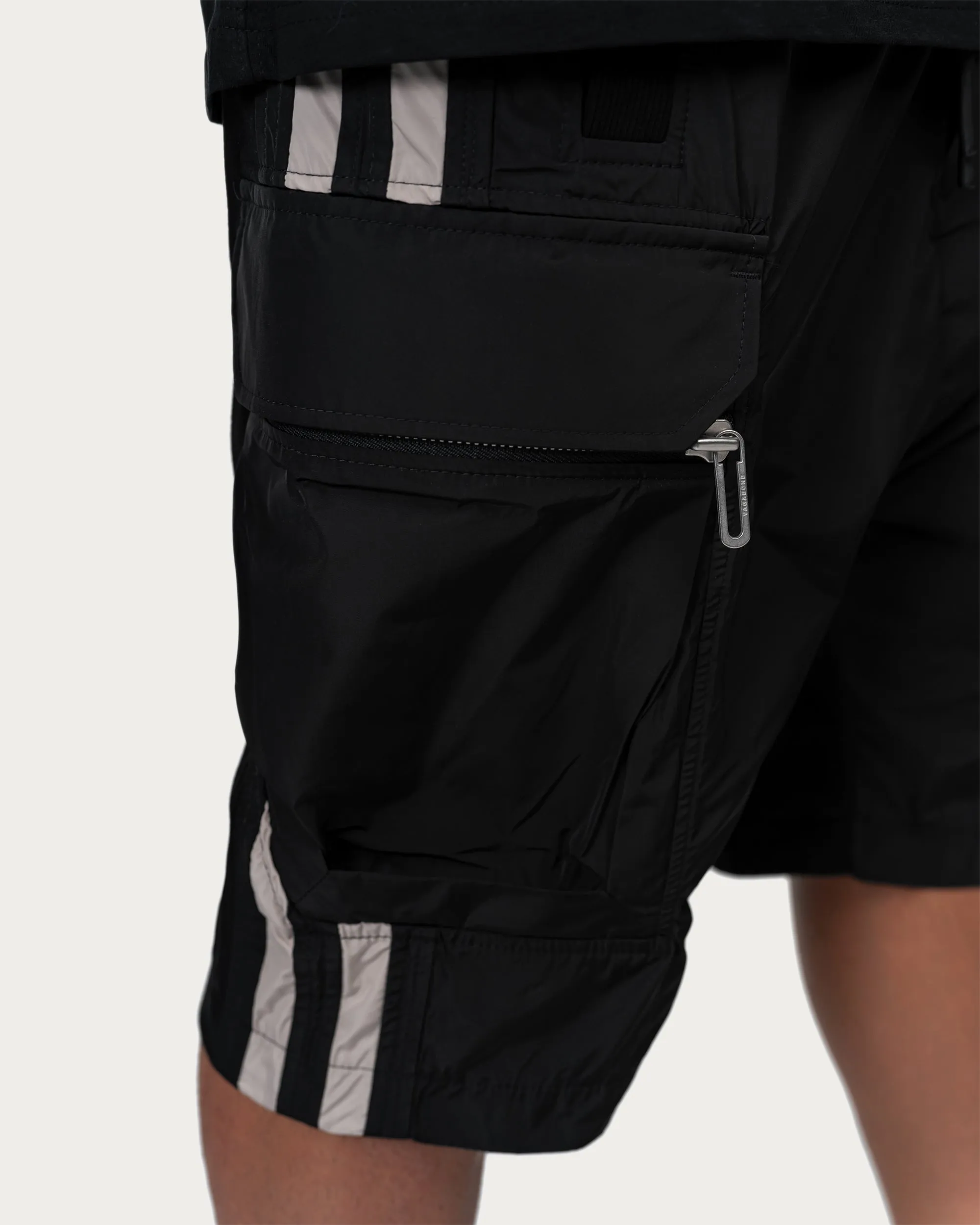 Vertical lines cargo shorts - B13548 sold by Made by Society product image thumbnail 5