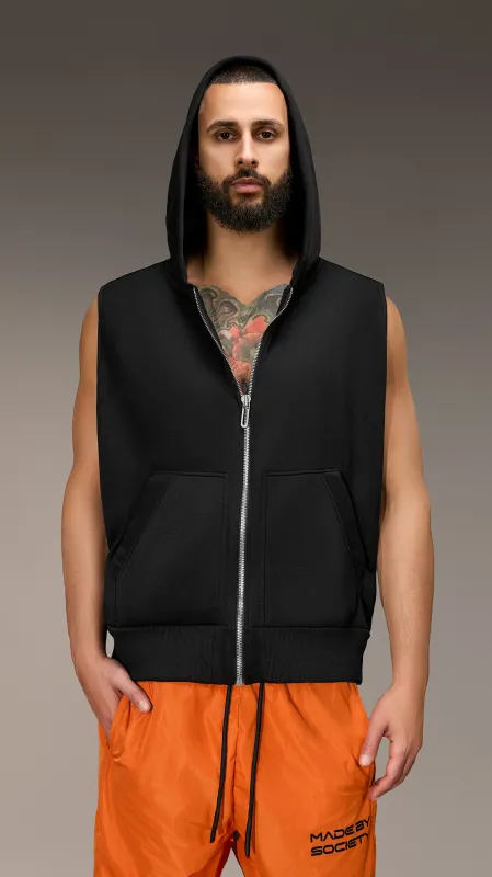 “MADE BY SOCIETY” Hooded Vest - V16181 made by Made by Society