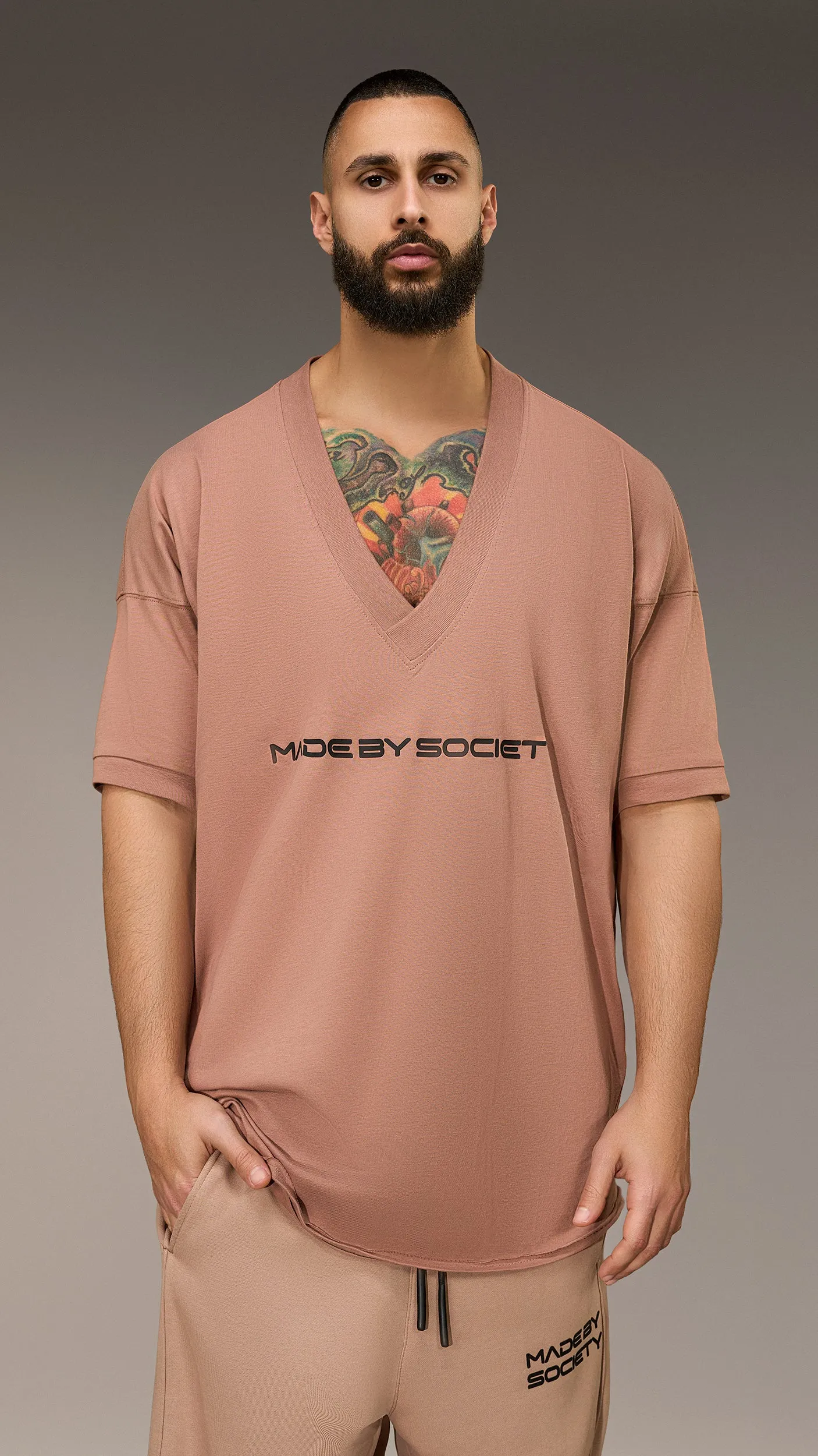 Oversized T-Shirt Made By Society – T16089 sold by Made by Society