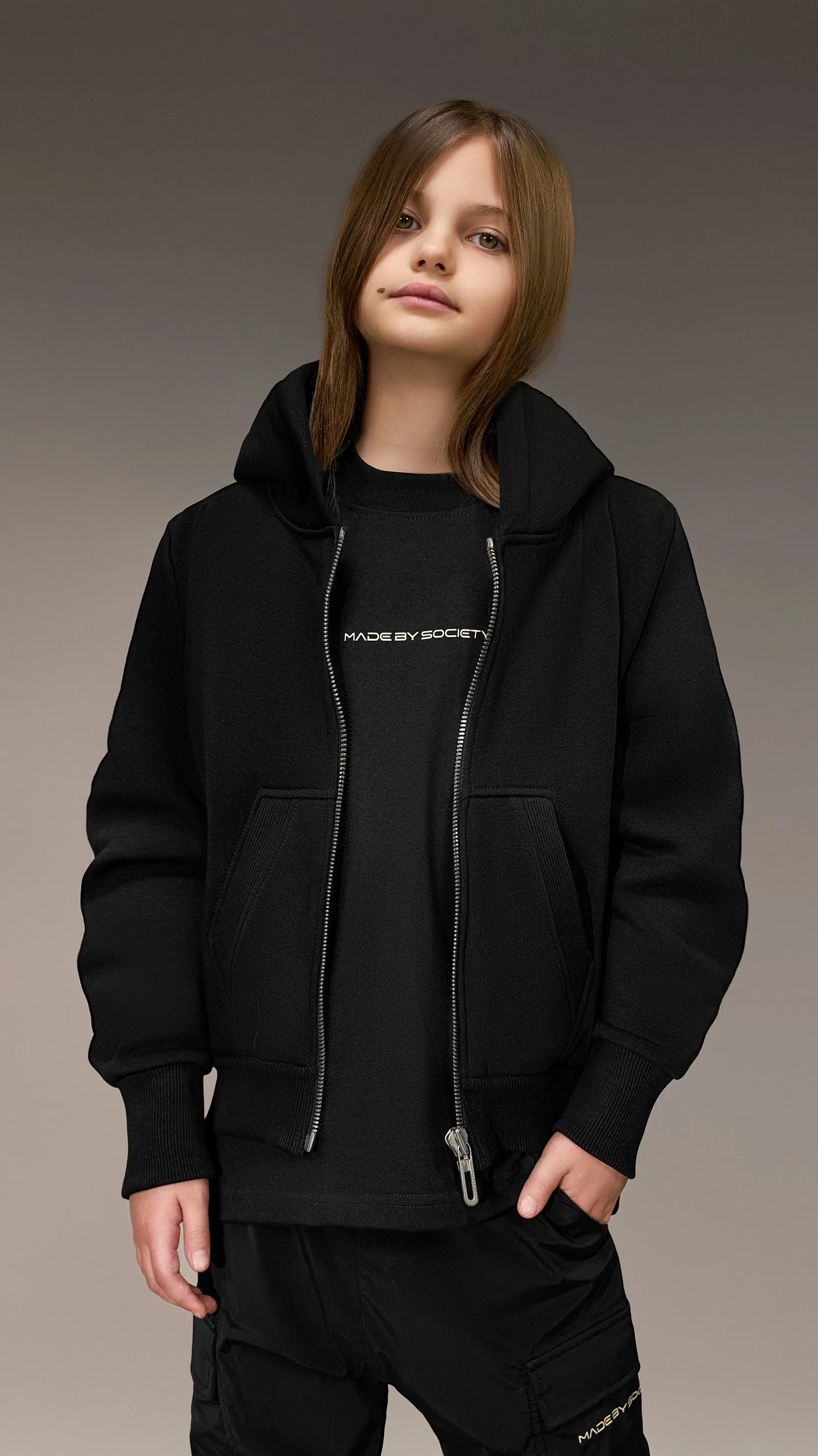 Basic Hoodie "Made by Society" – H36172 sold by Made by Society product image thumbnail 2