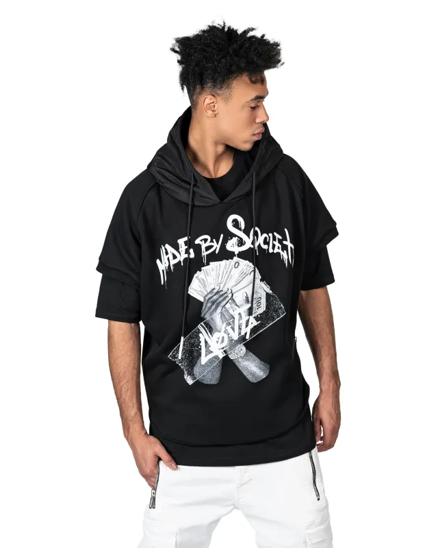 Love money short sleeve hoodie - H14297 sold by Made by Society