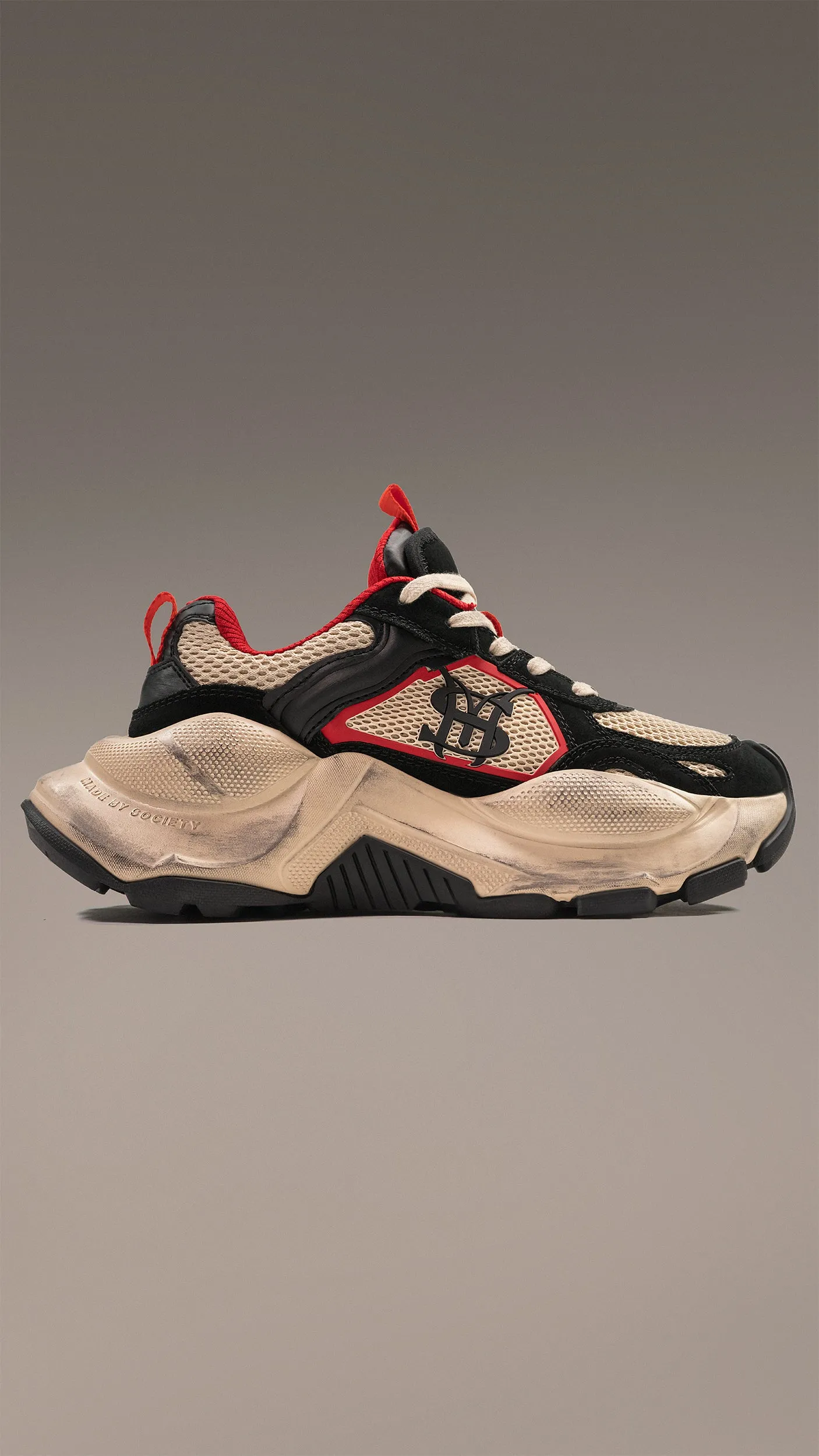 MBS 03 BEIGE RED - I15930 sold by Made by Society product image thumbnail 3