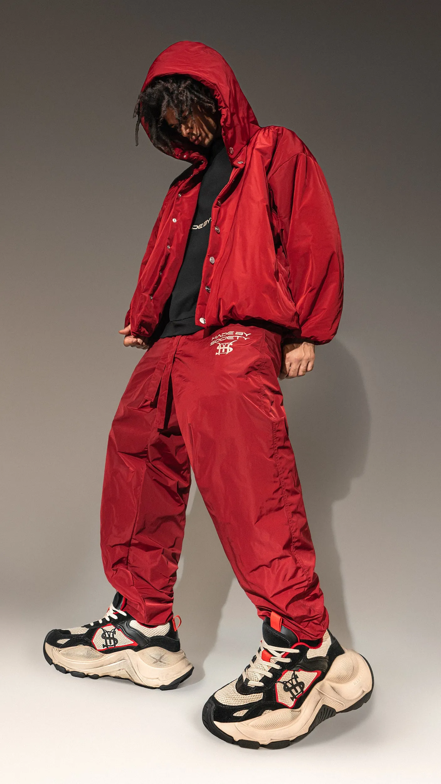 MBS 03 BEIGE RED - I15930 sold by Made by Society product image thumbnail 2