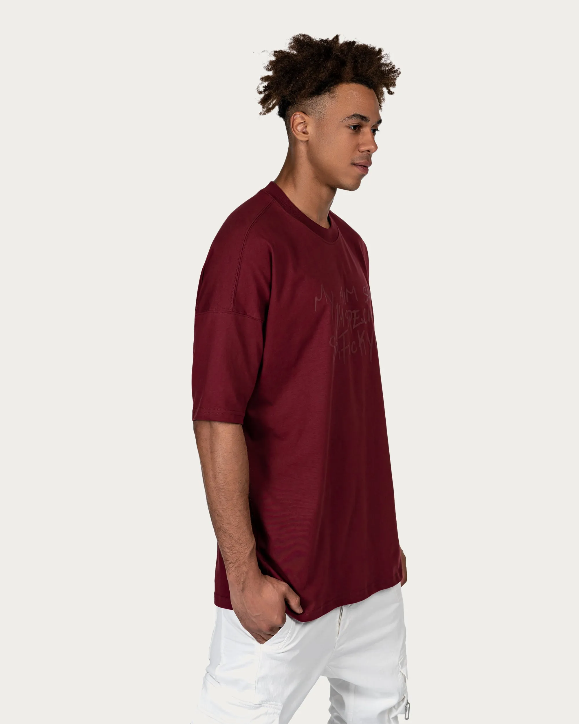 Mom says t-shirt - T14532 sold by Made by Society product image thumbnail 3