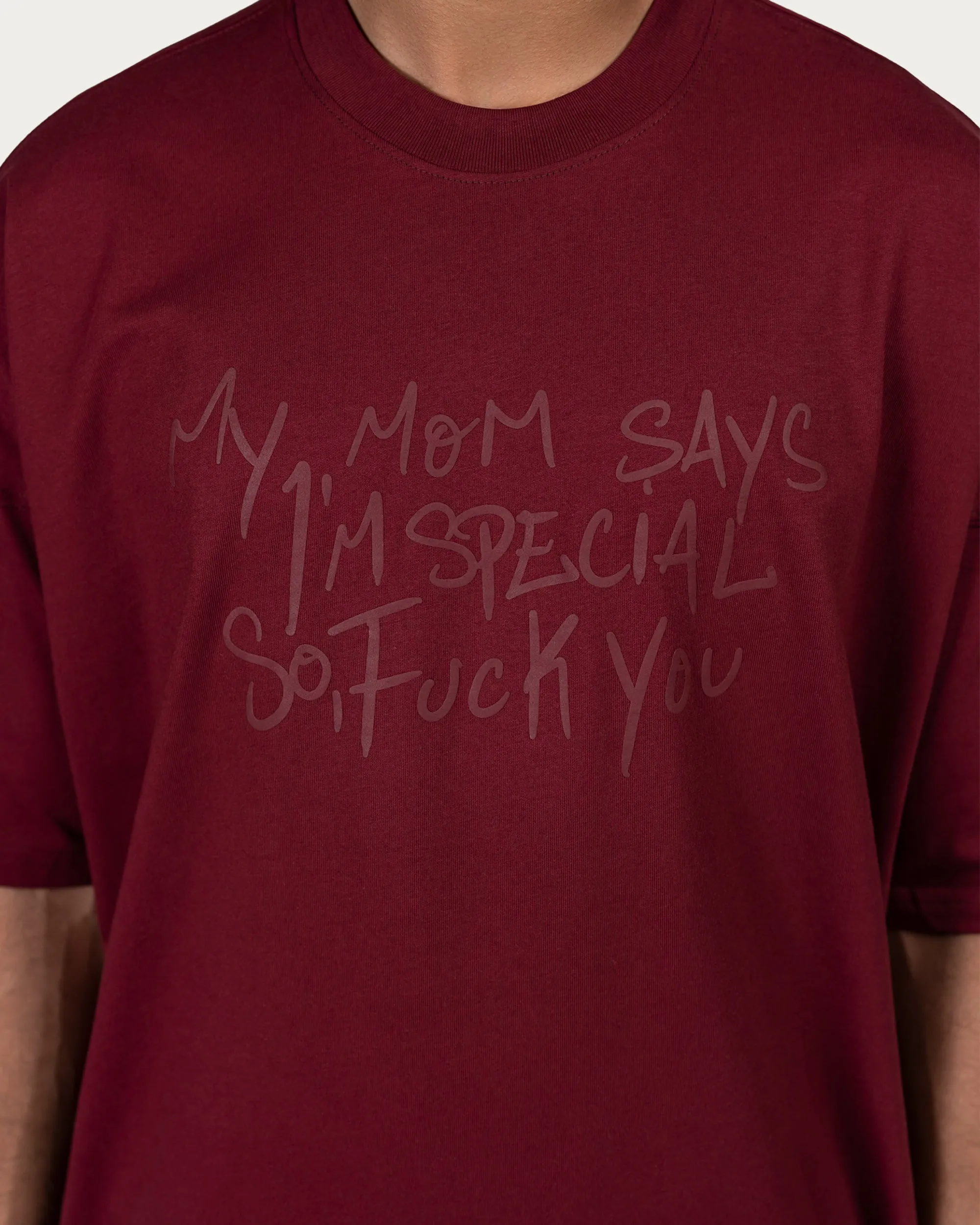 Mom says t-shirt - T14532 sold by Made by Society product image thumbnail 4
