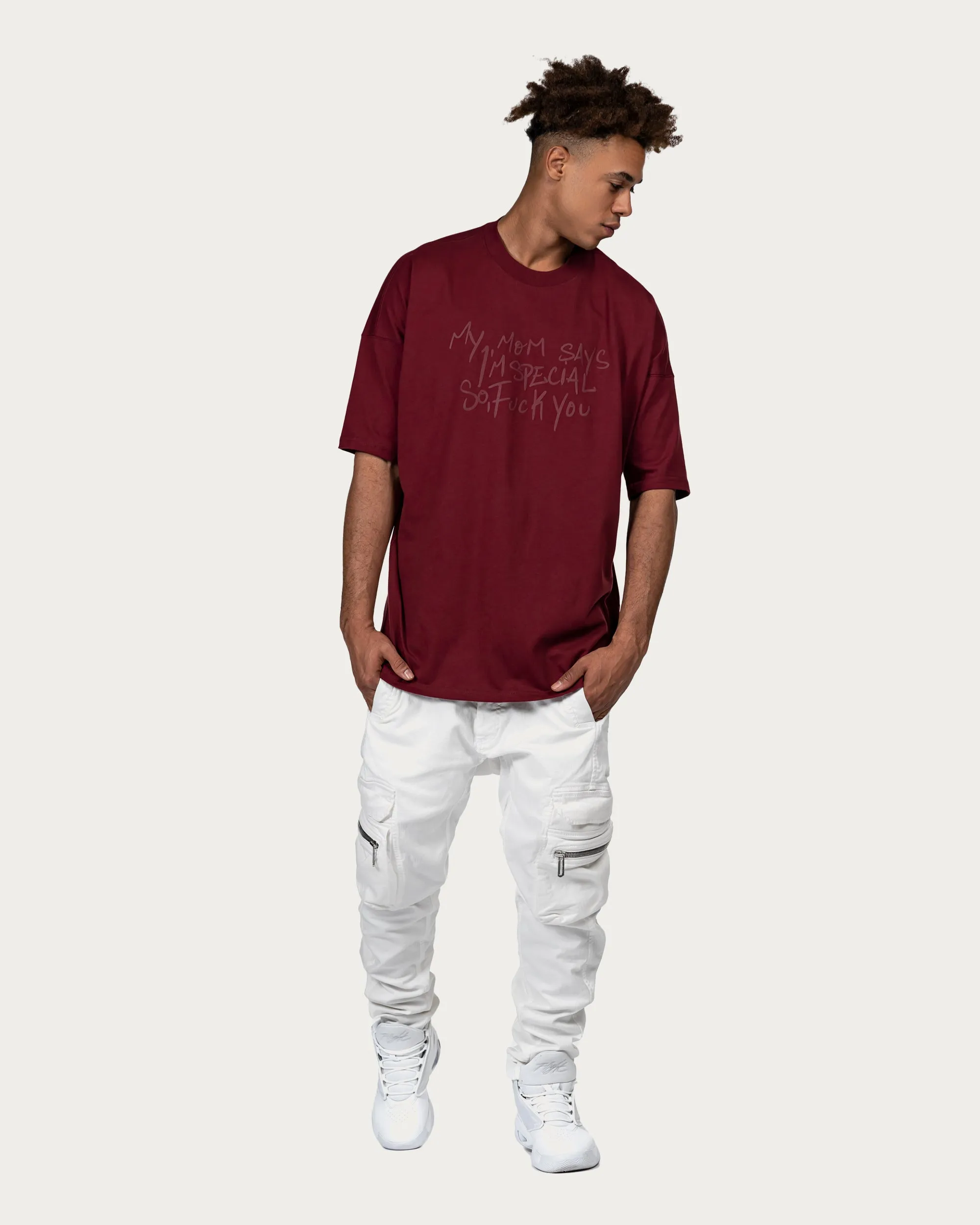 Mom says t-shirt - T14532 sold by Made by Society product image thumbnail 5