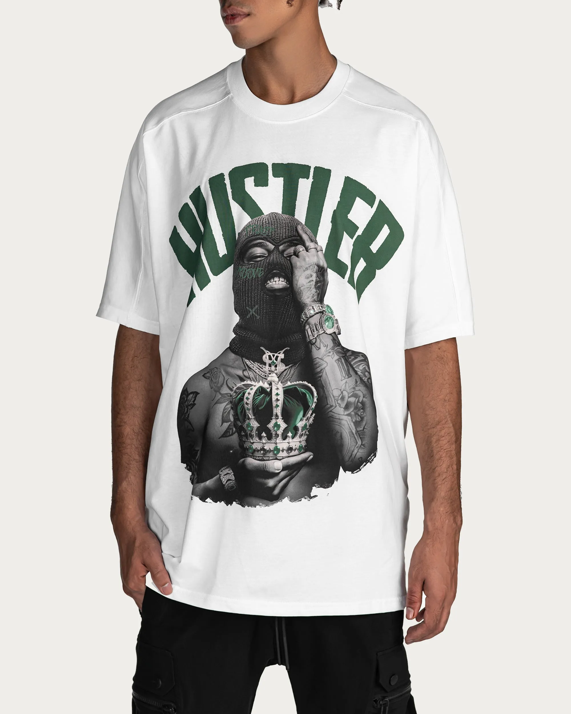 HUSTLER T-SHIRT - T15600 sold by Made by Society