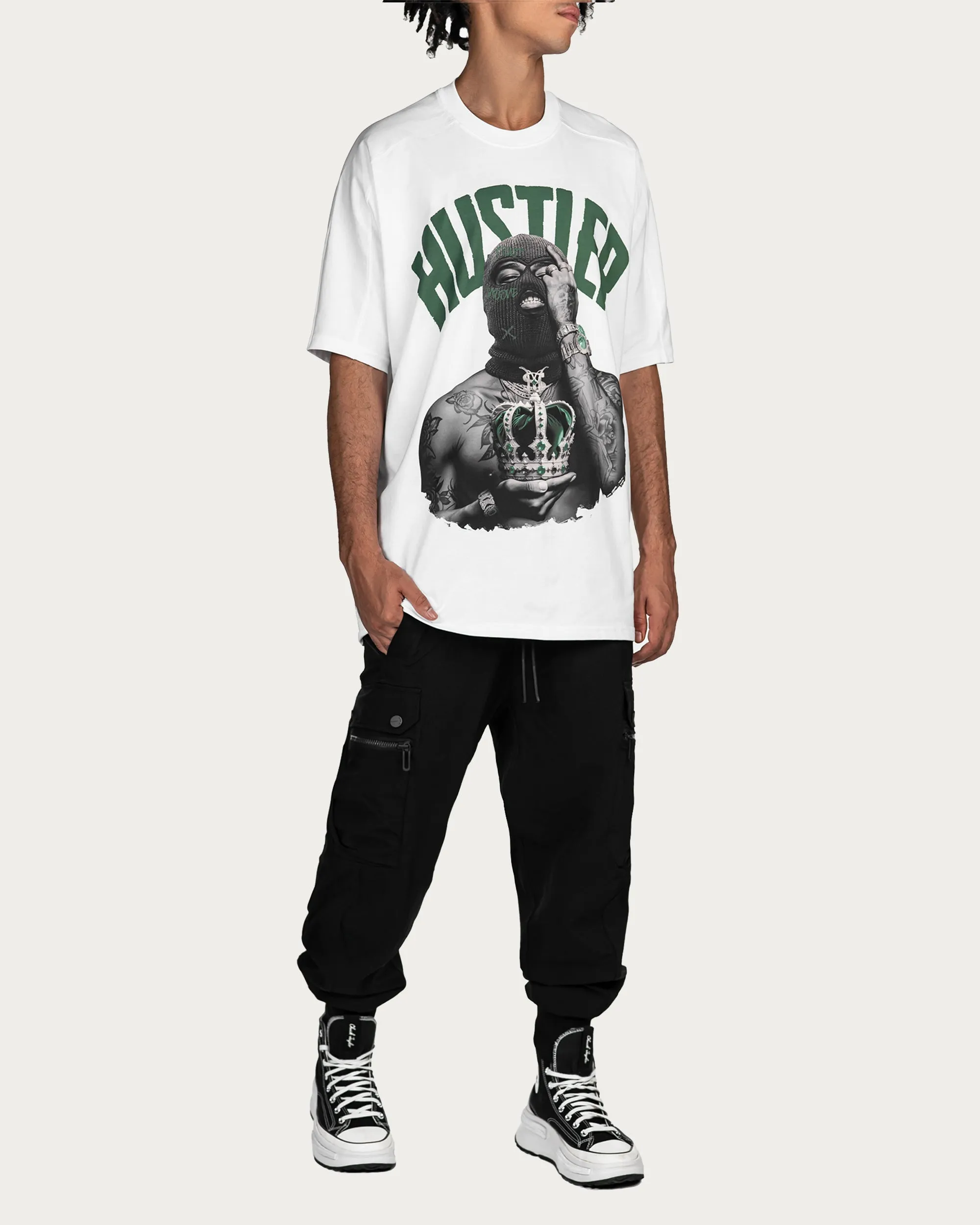 HUSTLER T-SHIRT - T15600 sold by Made by Society product image thumbnail 5
