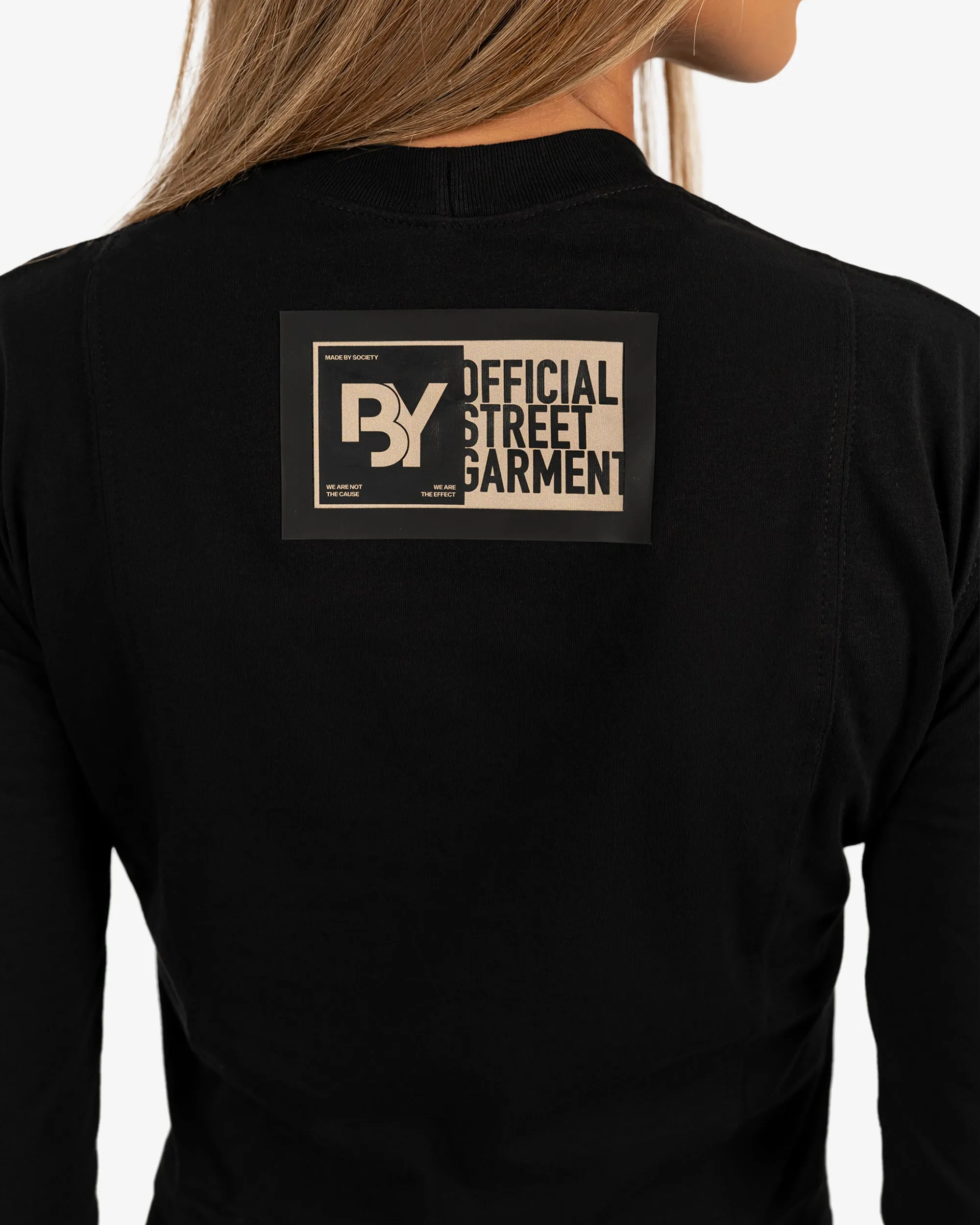 Long sleeve crop top - T25178 sold by Made by Society product image thumbnail 4