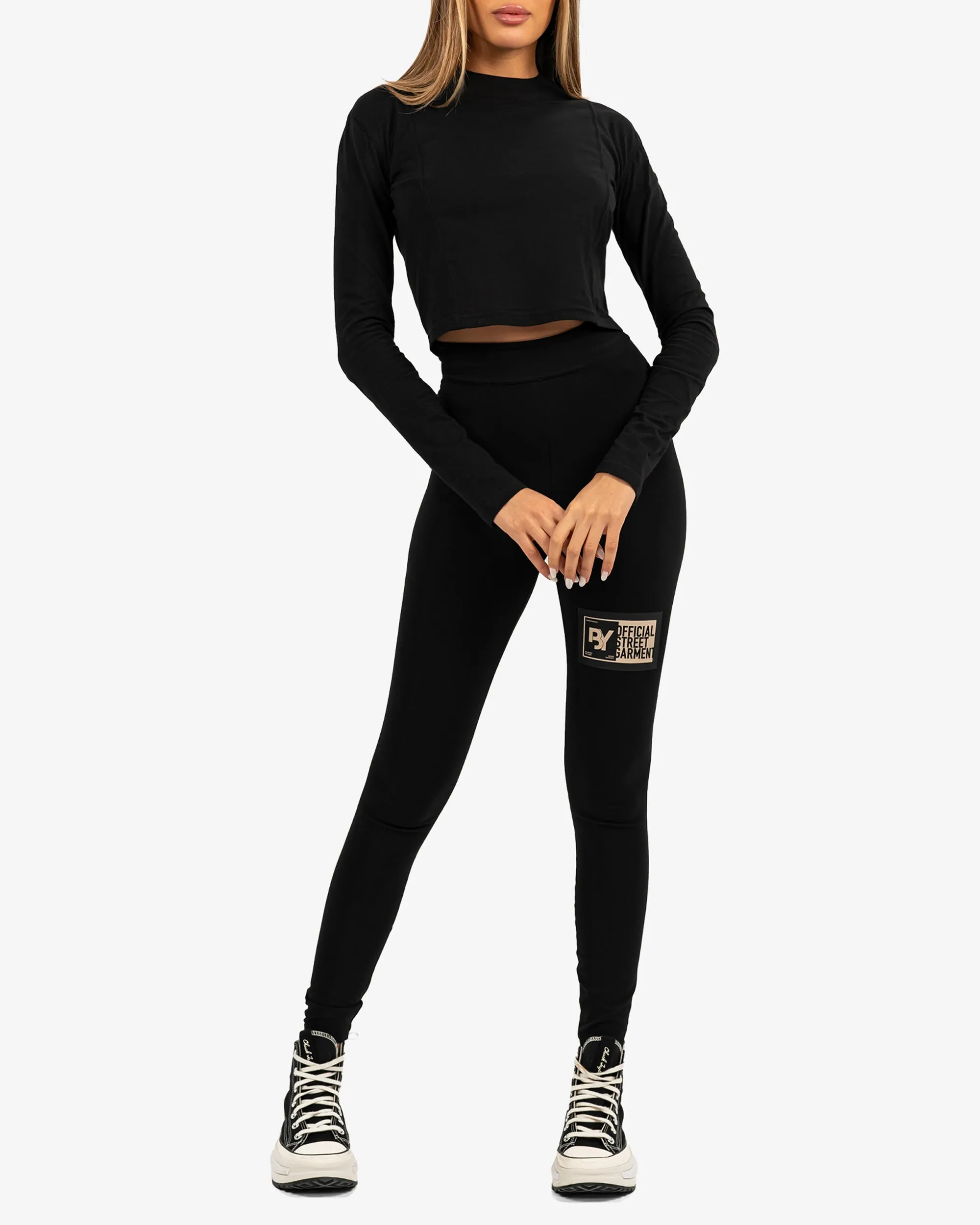 Long sleeve crop top - T25178 sold by Made by Society product image thumbnail 5