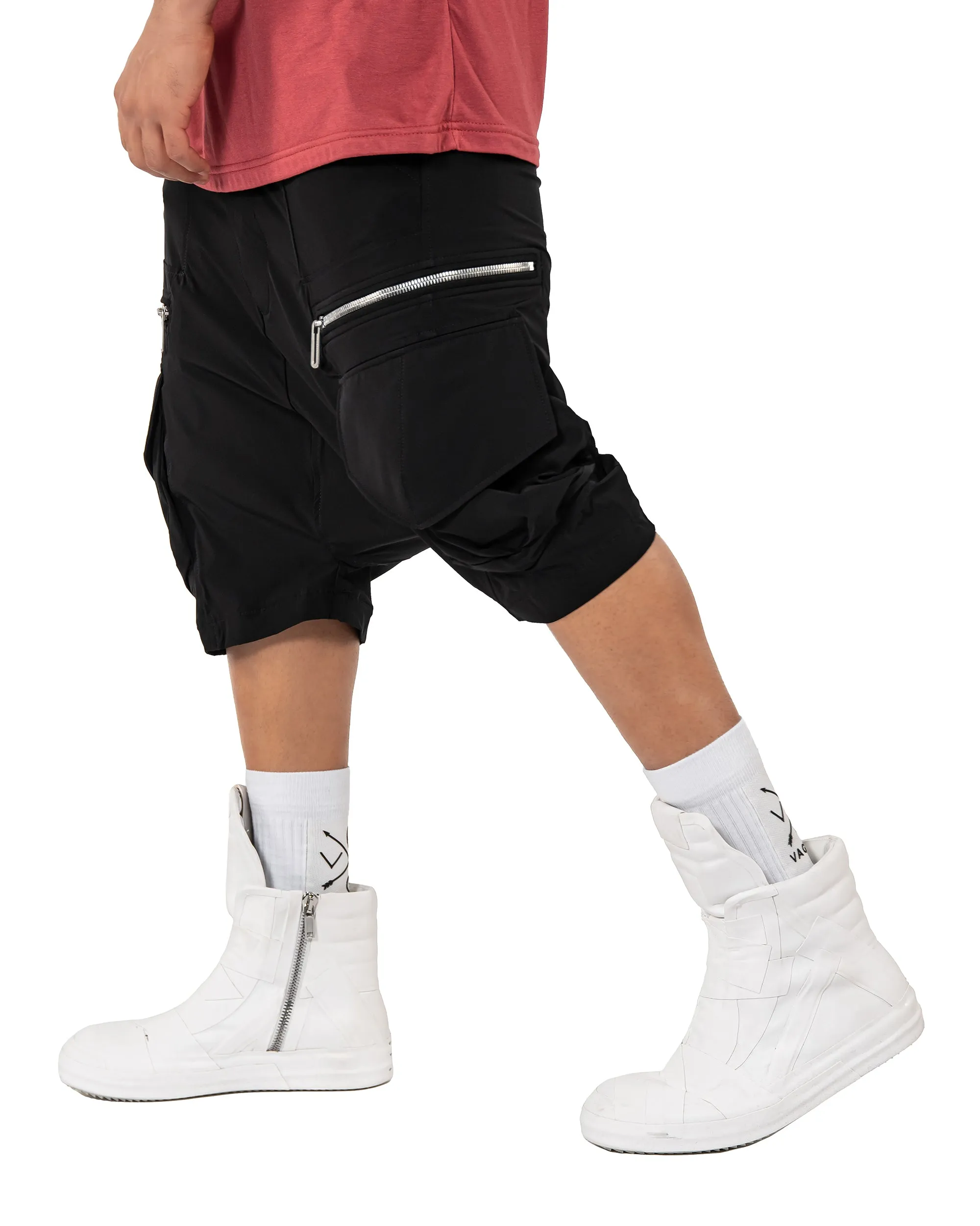Zip cargo shorts - B11827 sold by Made by Society product image thumbnail 3