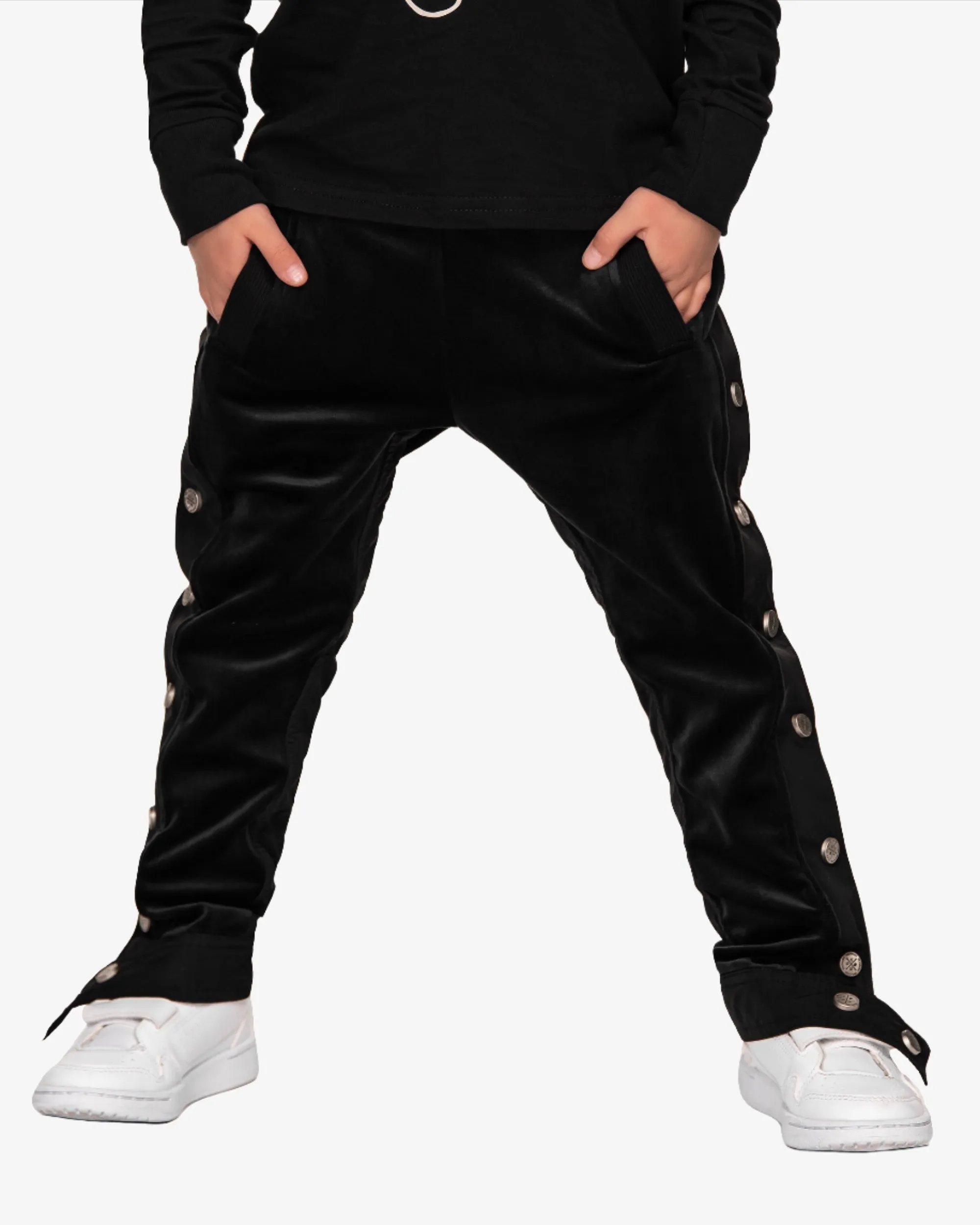 Velour stud track pants - P32443 sold by Made by Society product image thumbnail 4