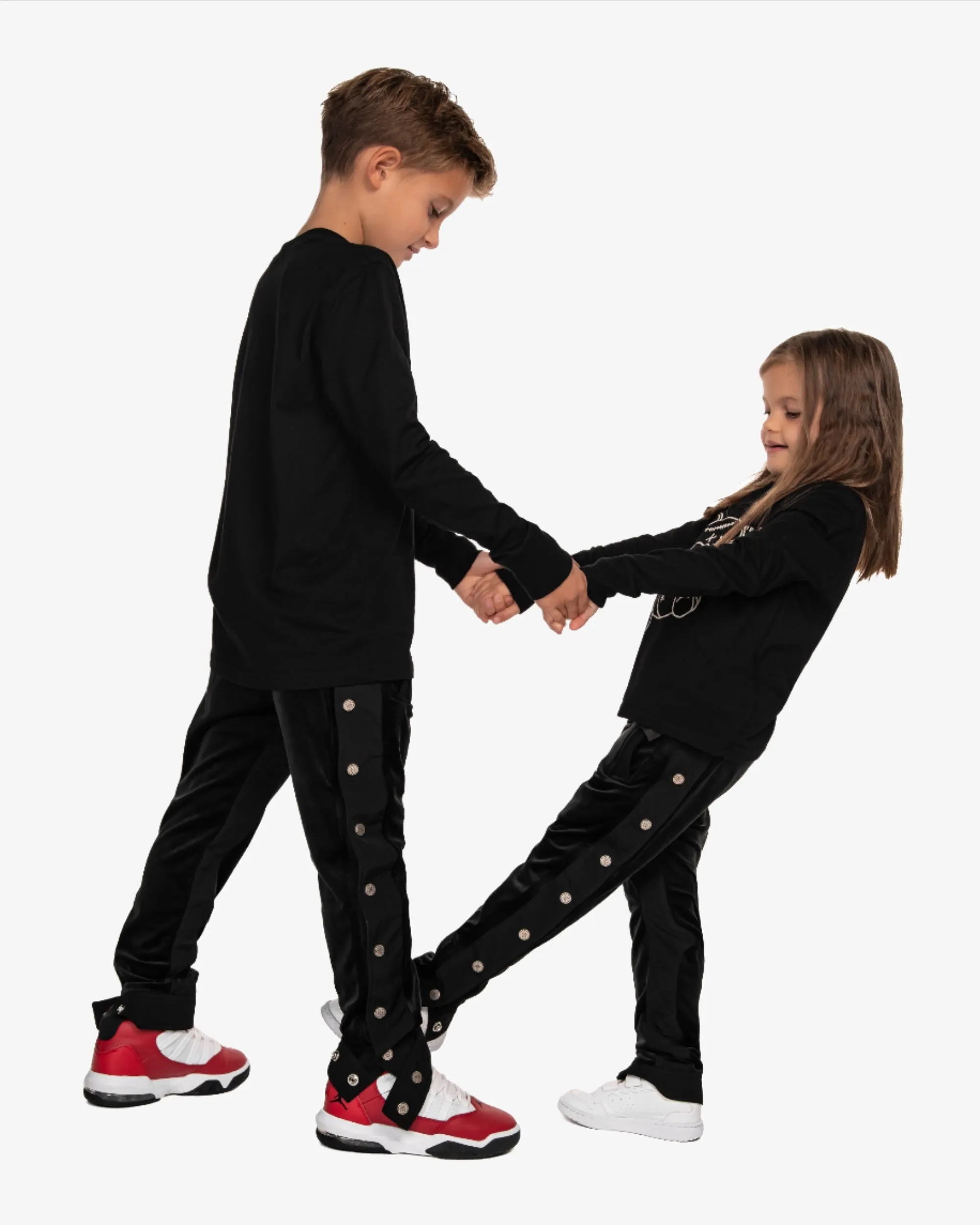 Velour stud track pants - P32443 sold by Made by Society product image thumbnail 2