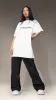 Oversized T-Shirt "Made by Society" - T25845 sold by Made by Society