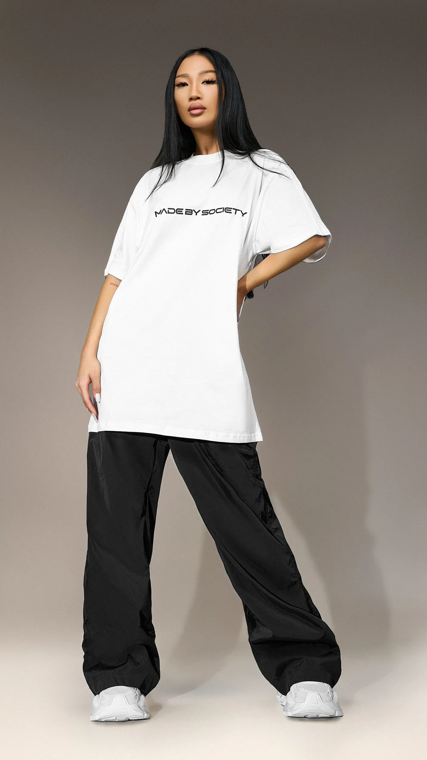 Oversized T-Shirt "Made by Society" - T25845 sold by Made by Society product image thumbnail 2