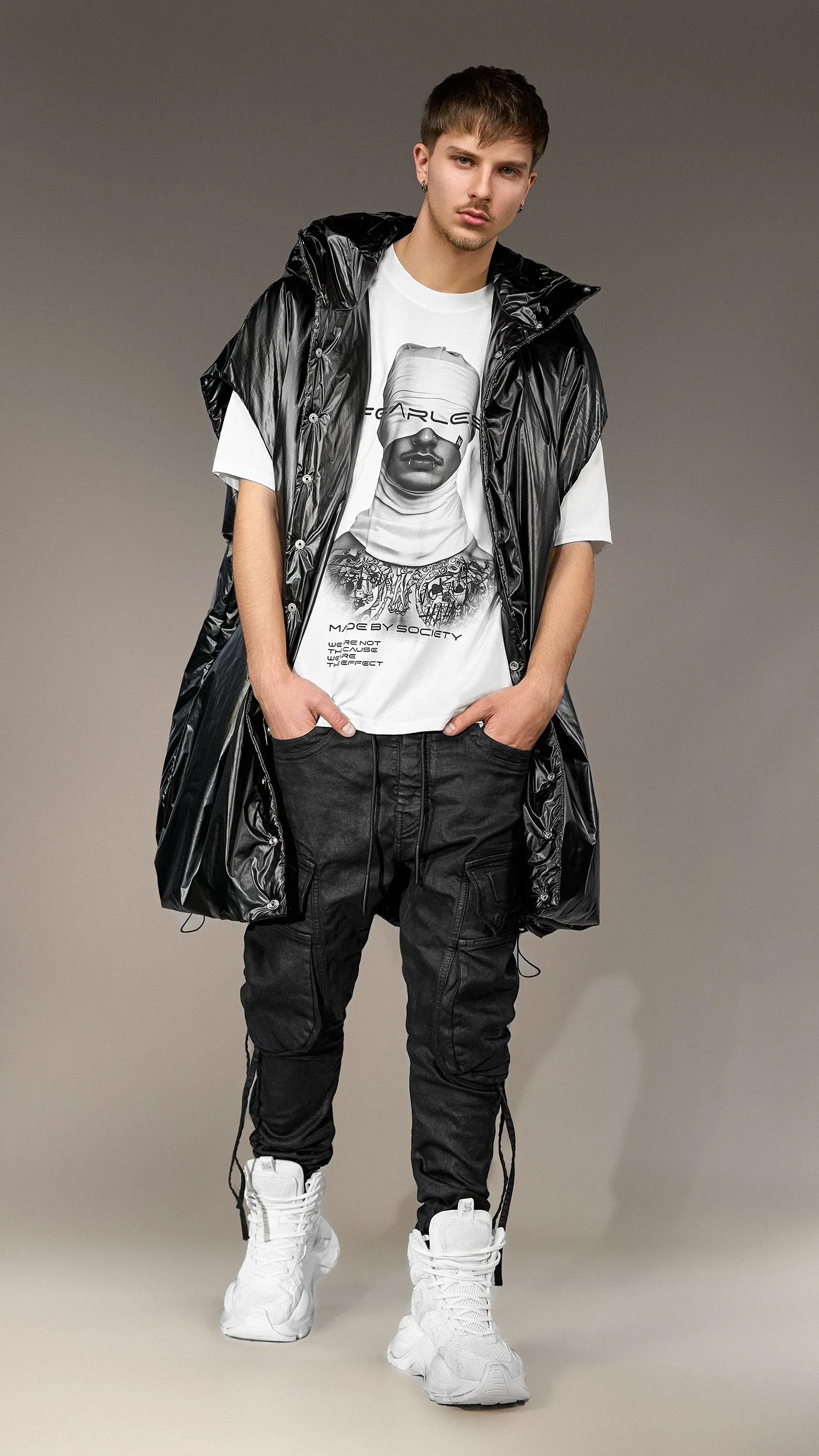 "Fearless" T-shirt Made by Society - T15821 sold by Made by Society product image thumbnail 2