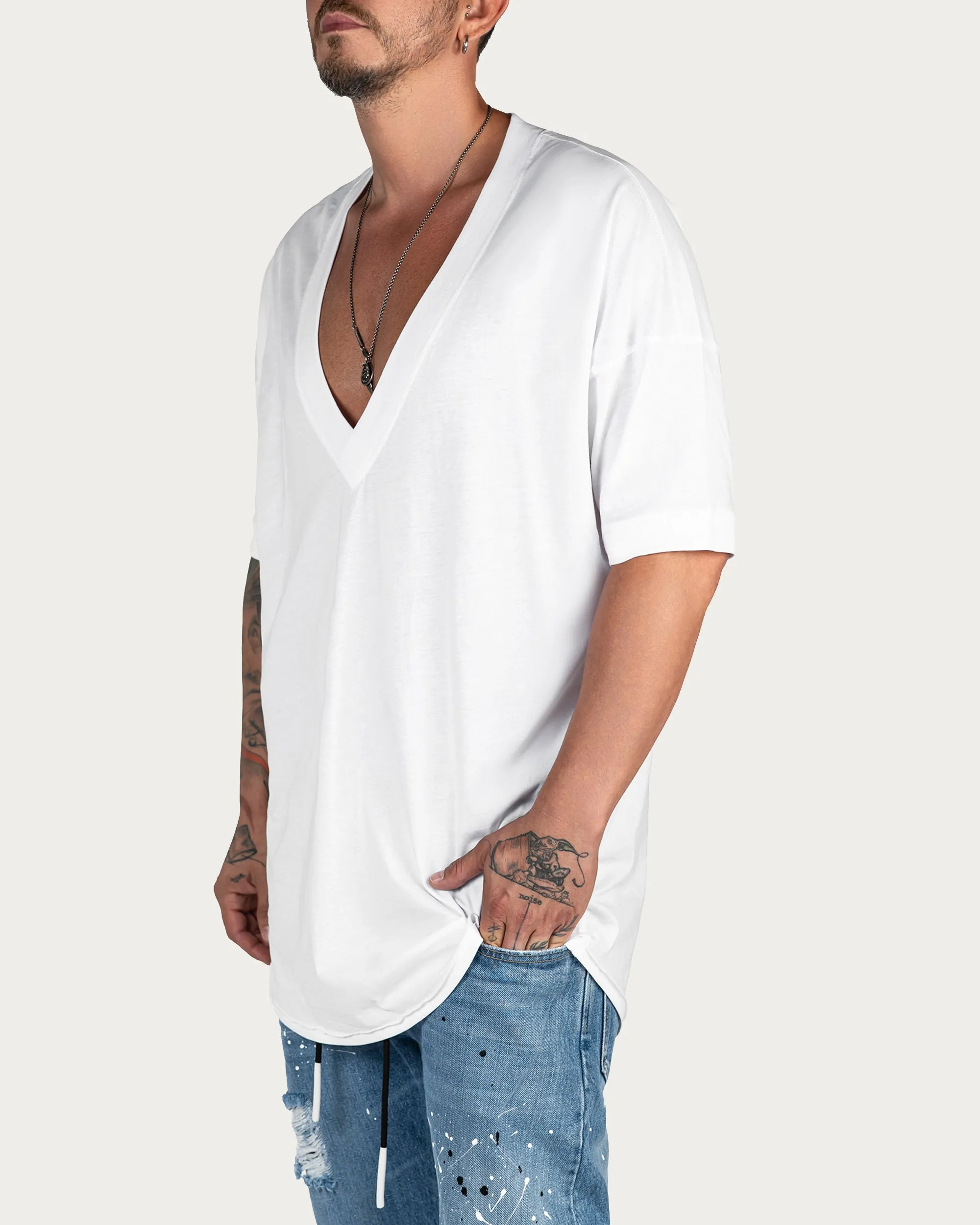 V-NECK T-SHIRT - T15568 sold by Made by Society product image thumbnail 2