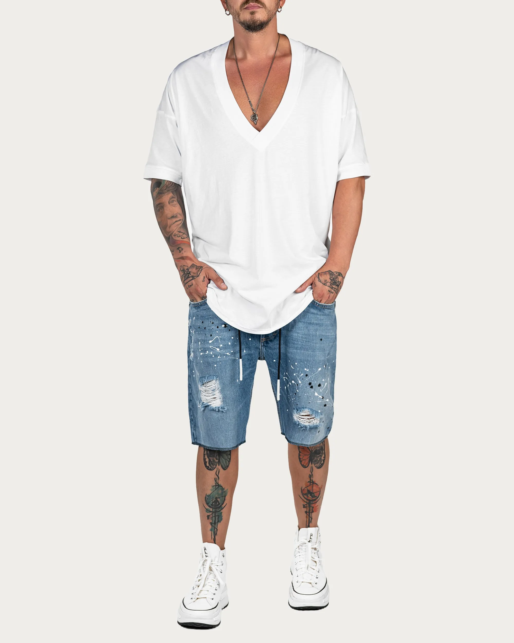 V-NECK T-SHIRT - T15568 sold by Made by Society product image thumbnail 5