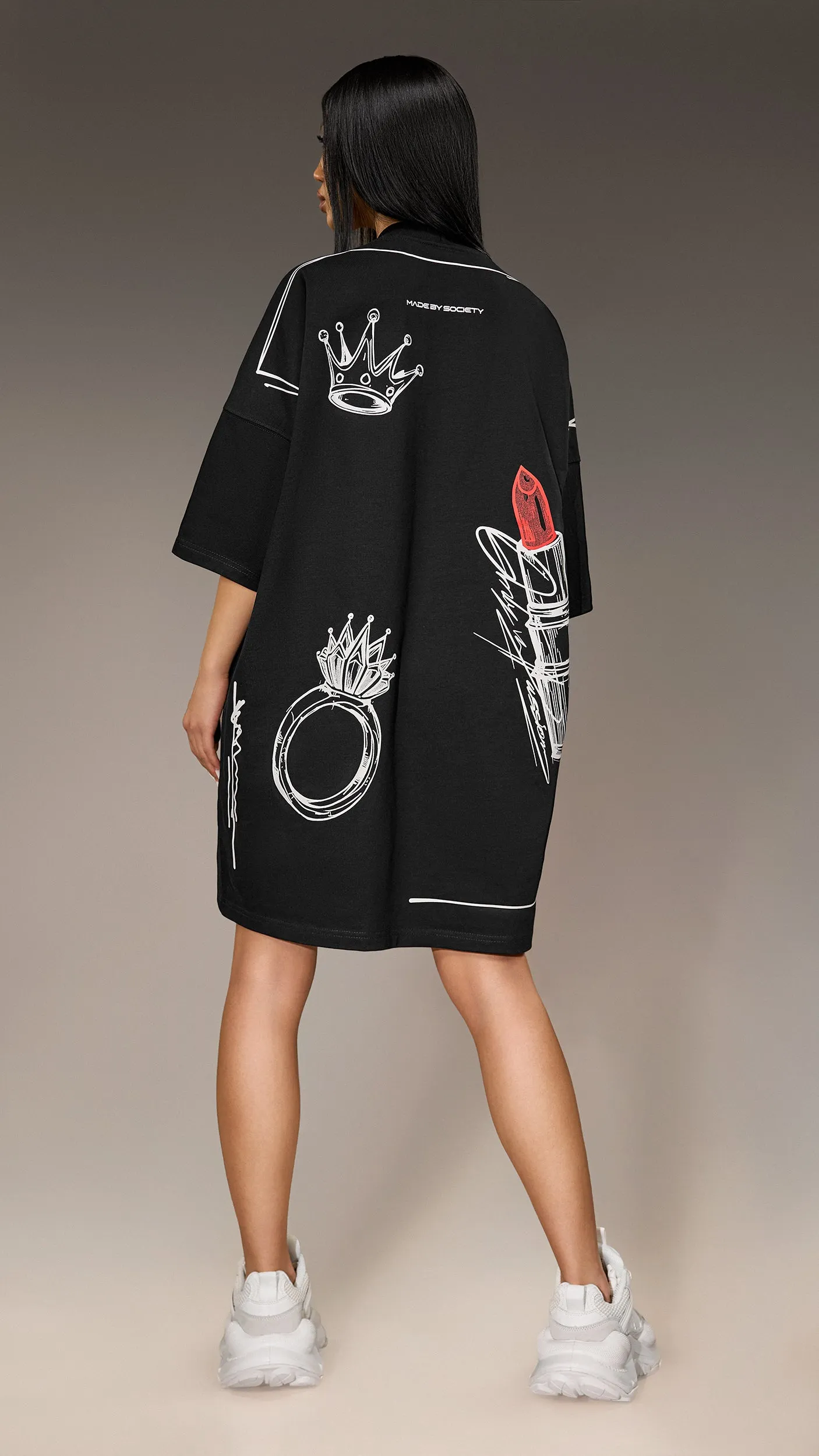 Oversize T-shirt Made by Society - T26238 sold by Made by Society product image thumbnail 2