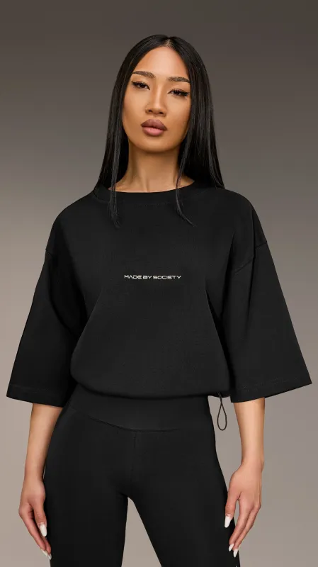 Made by Society Crop T-shirt - T26273 made by Made by Society