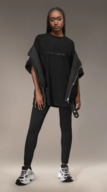 Oversized T-Shirt "Made by Society" - T25792 sold by Made by Society