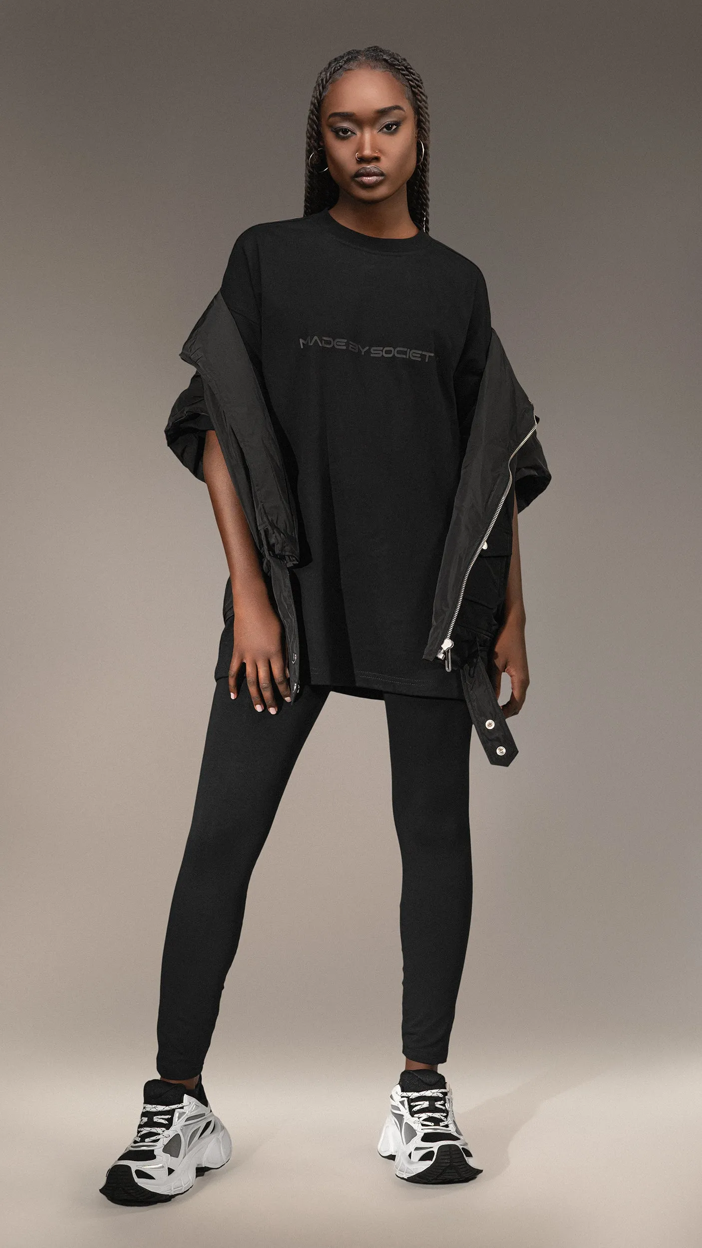 Oversized T-Shirt "Made by Society" - T25792 sold by Made by Society