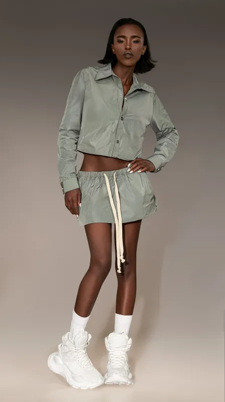 Cropped Shirt - C26358 made by Made by Society