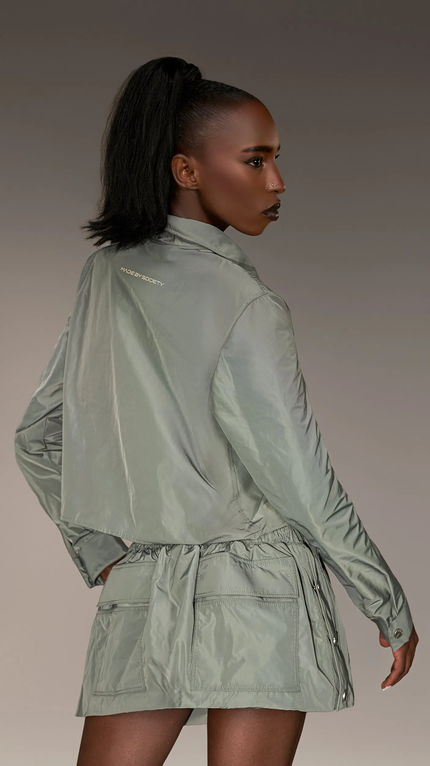 Cropped Shirt - C26358 sold by Made by Society product image thumbnail 3