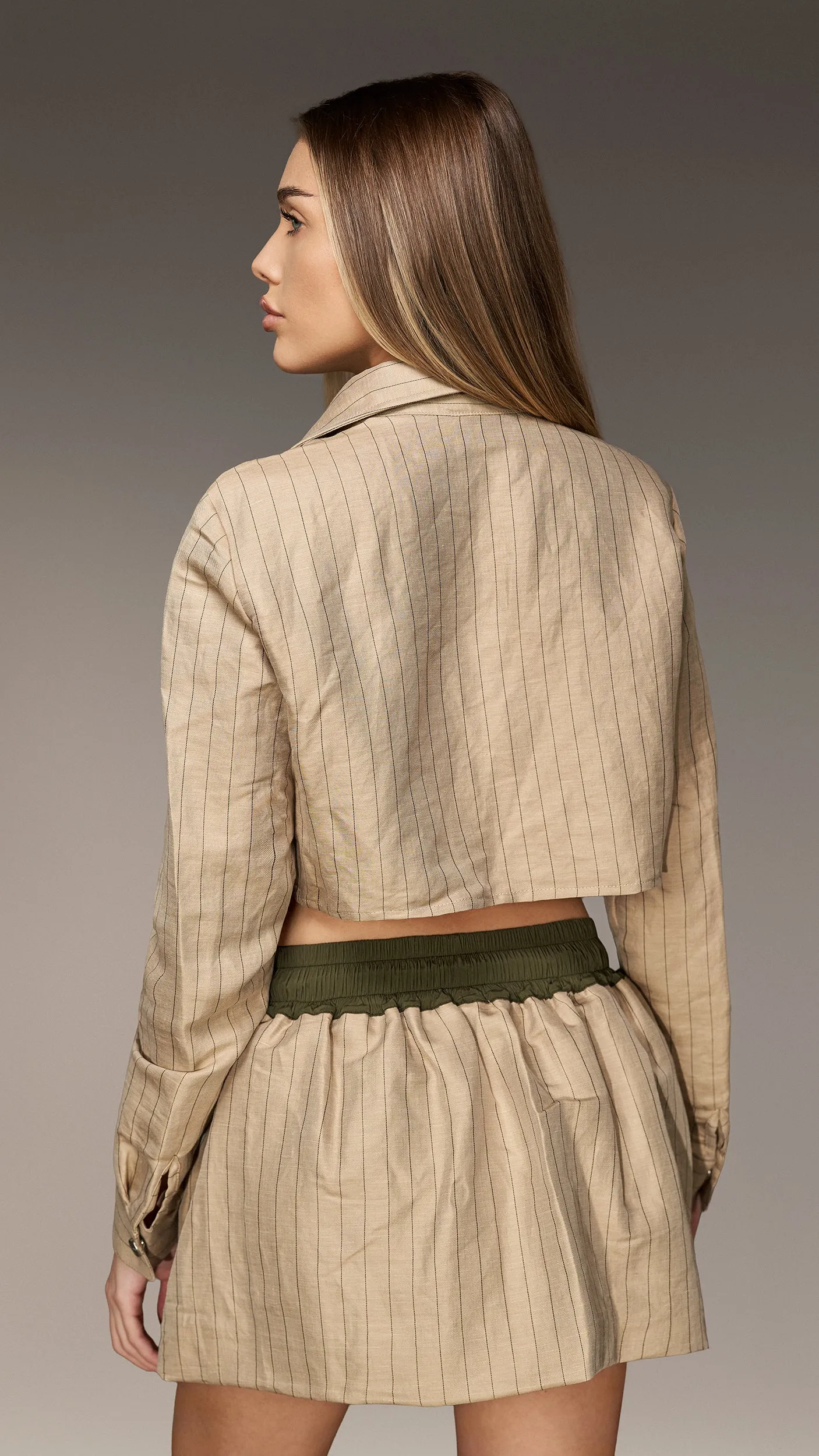 Cropped Shirt - C26446 sold by Made by Society product image thumbnail 3