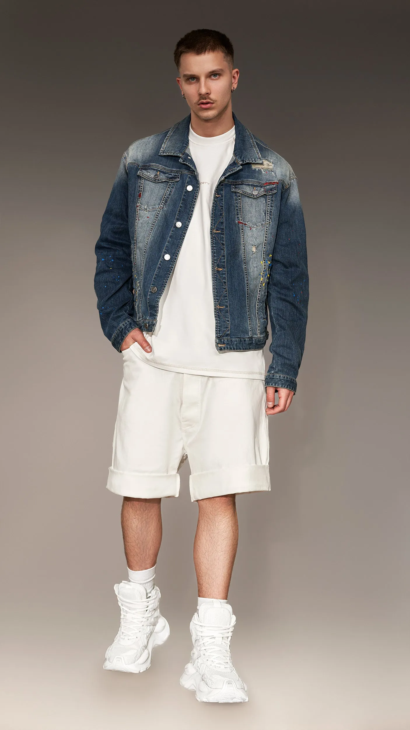 Denim Jacket - J14962 sold by Made by Society