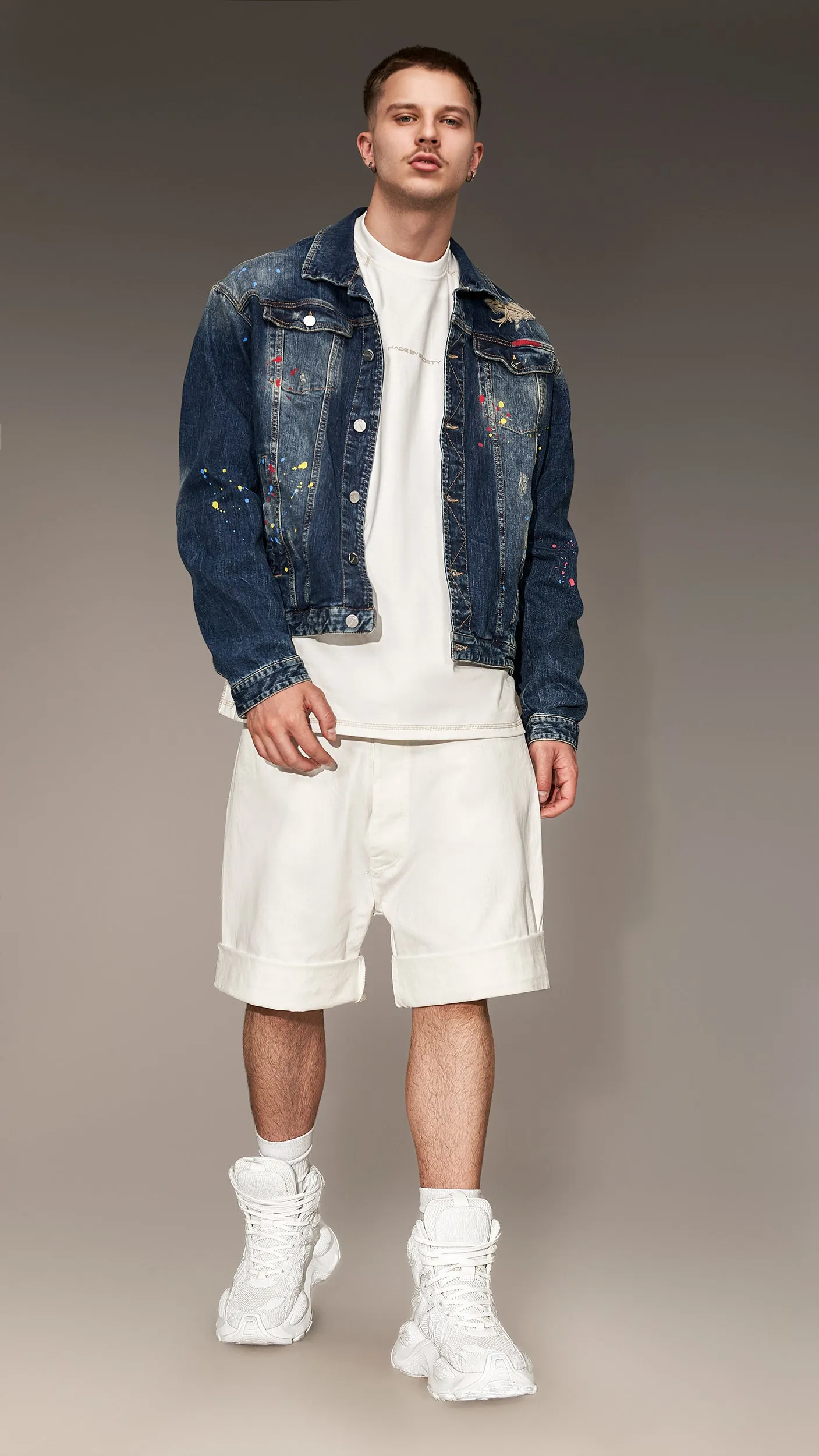 Denim Jacket - J14843 sold by Made by Society