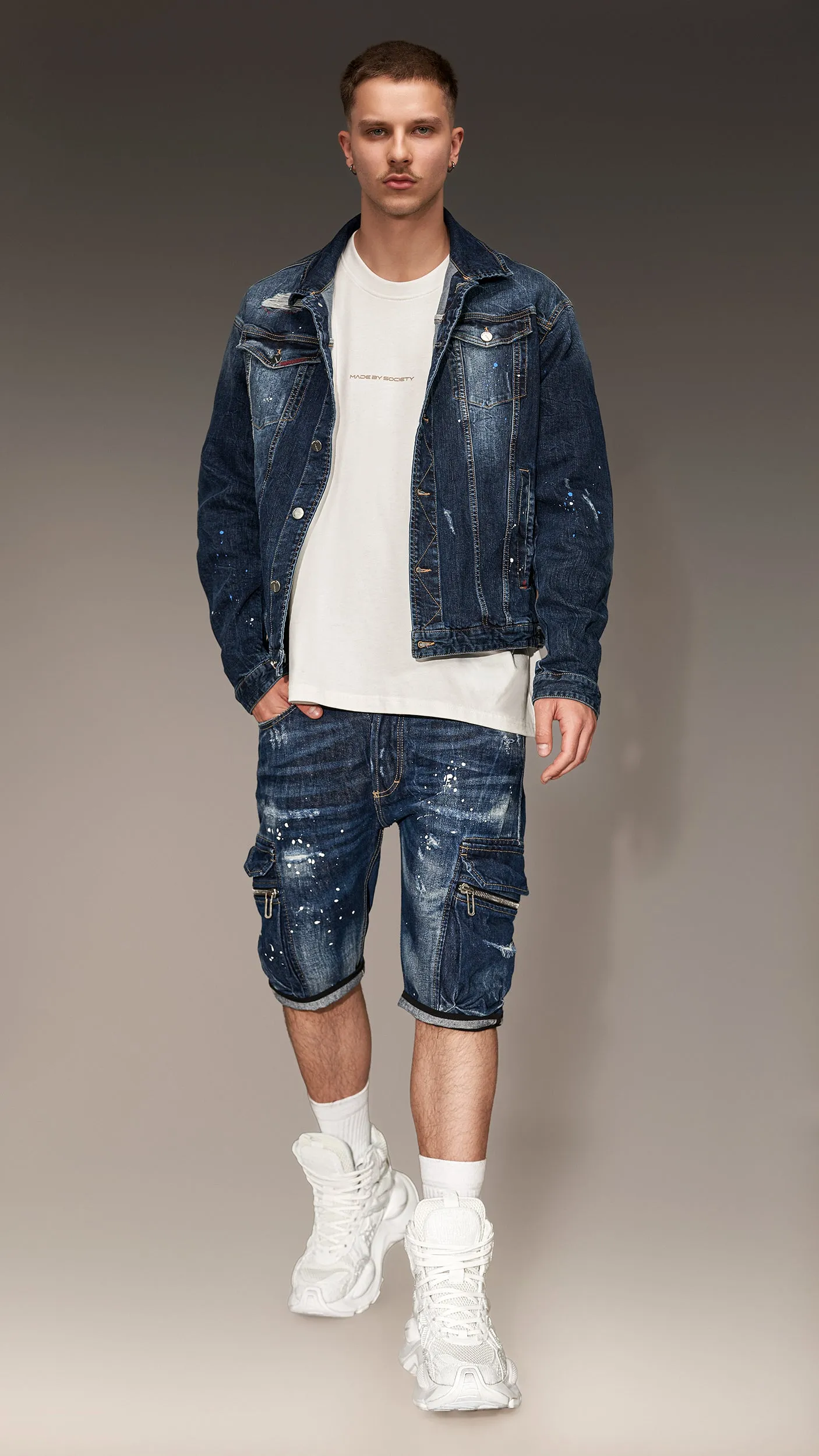 Denim Jacket - J14961 sold by Made by Society