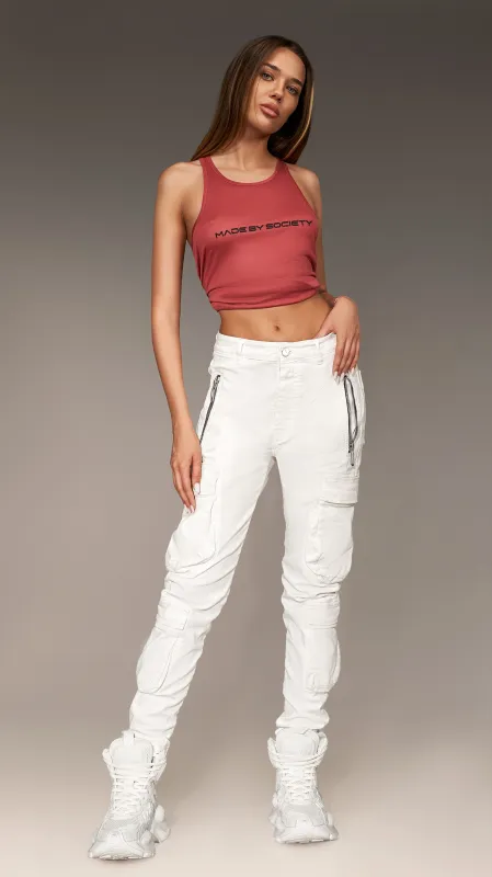 Pantaloni Cargo - P24284 sold by Made by Society