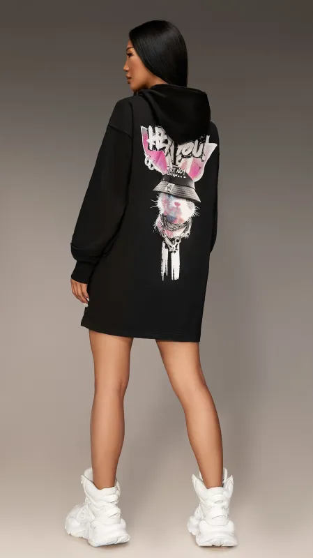 Bunny longline hoodie - H24229 sold by Made by Society