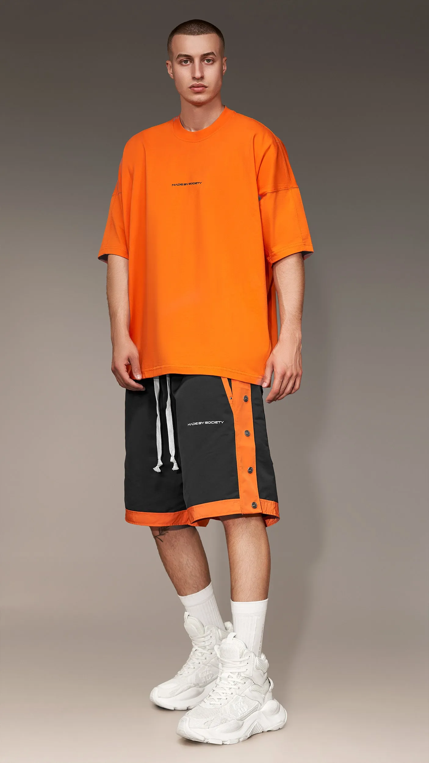 Bermuda Shorts with Studs - B16462 sold by Made by Society product image thumbnail 2