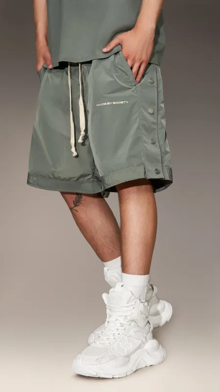 Bermuda Shorts with Studs - B16465 sold by Made by Society