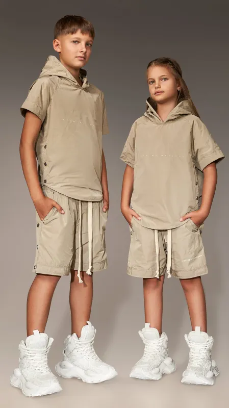 Bermuda Shorts with Studs - B36599 sold by Made by Society