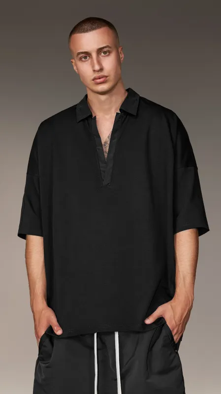 Polo Shirt with V-Neck - T16625 made by Made by Society