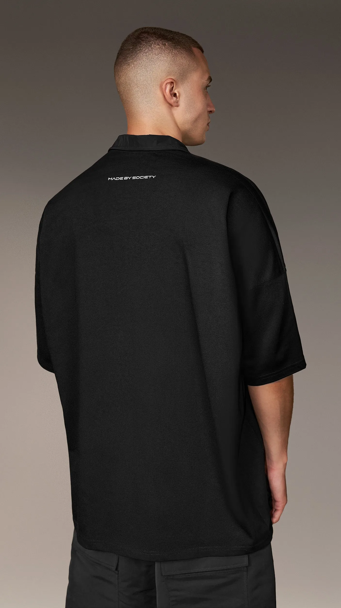 Polo Shirt with V-Neck - T16625 sold by Made by Society product image thumbnail 3