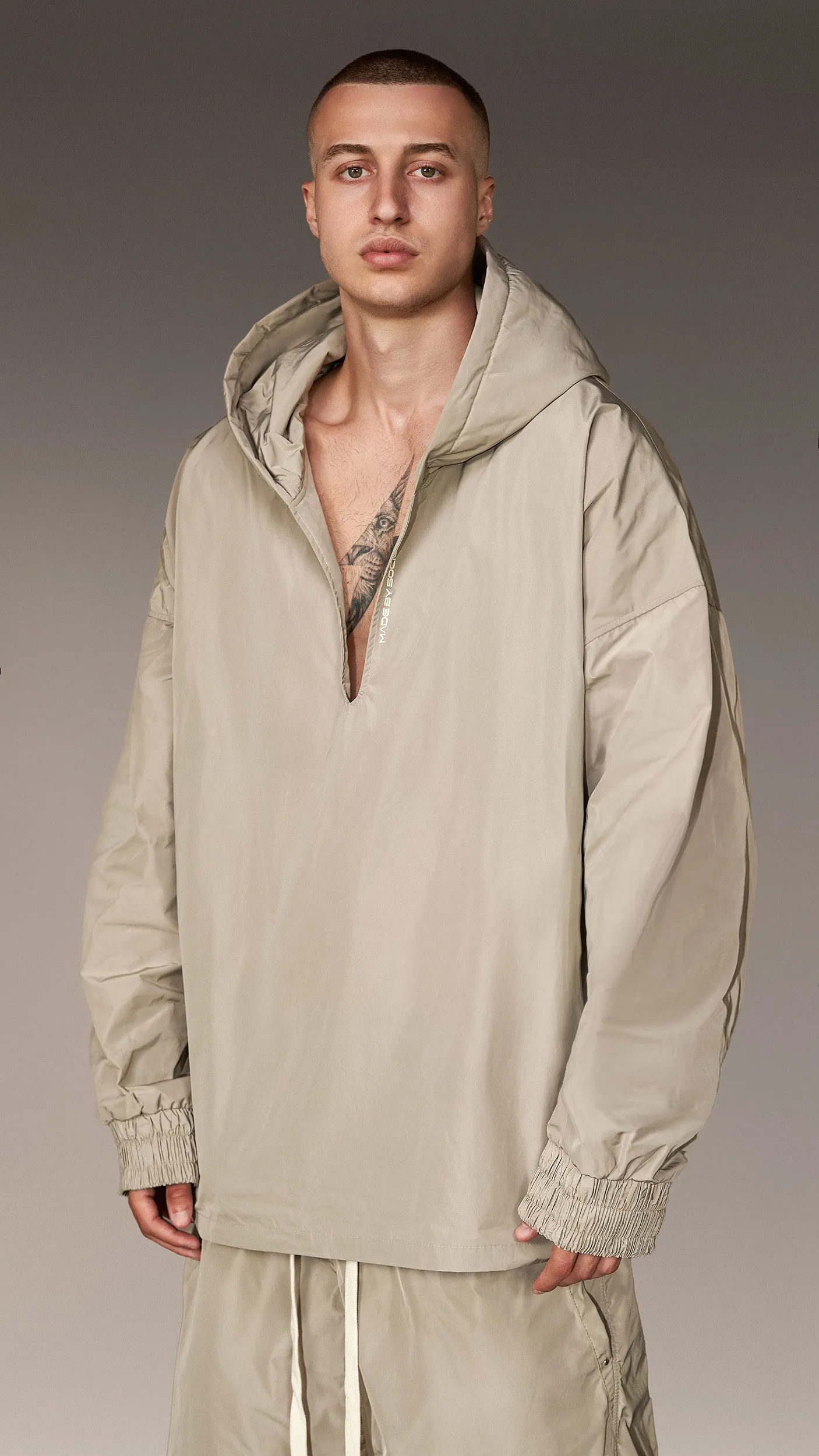 Hoodie with Neckline - H16475 sold by Made by Society product image thumbnail 2