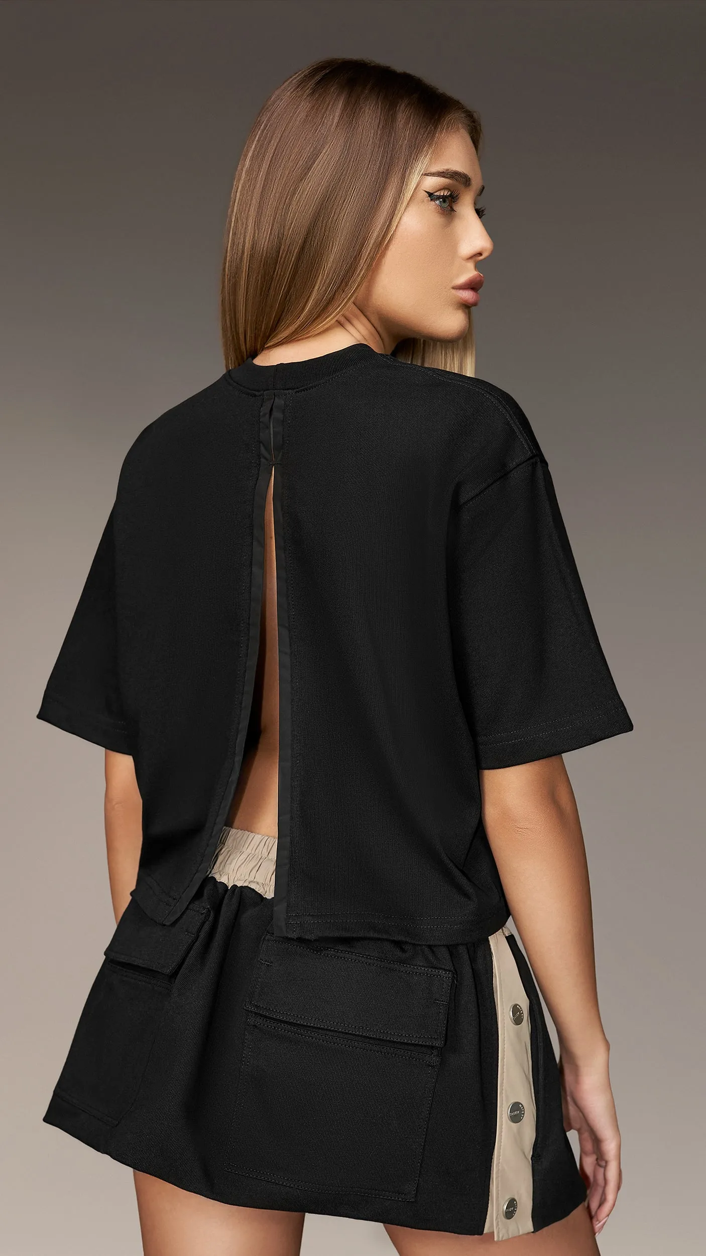 Cutout T-shirt - T26597 sold by Made by Society product image thumbnail 2