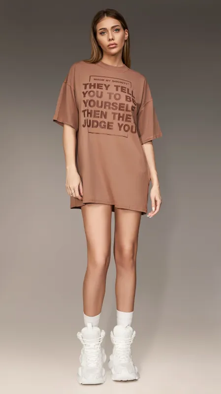 Be yourself t-shirt - T24522 sold by Made by Society