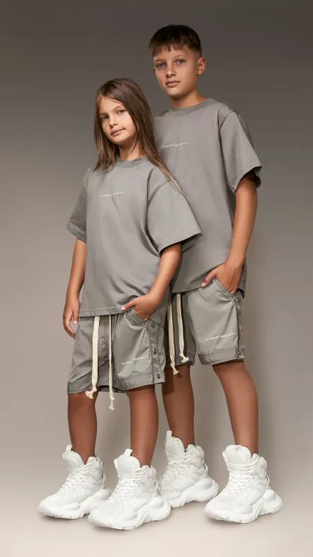 Bermuda Shorts with Rivets - B36609 sold by Made by Society