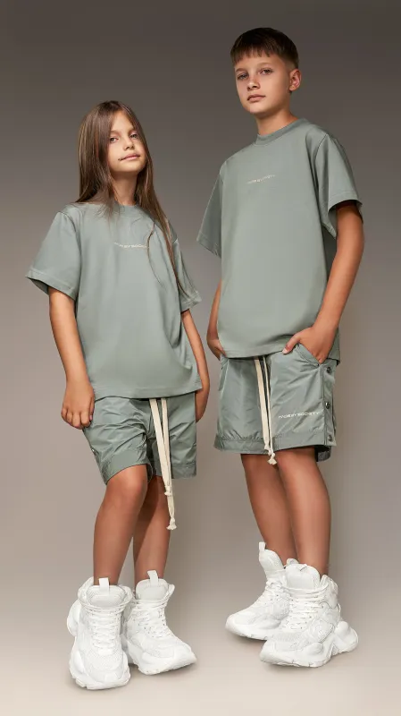 Bermuda Shorts with Rivets - B36601 sold by Made by Society