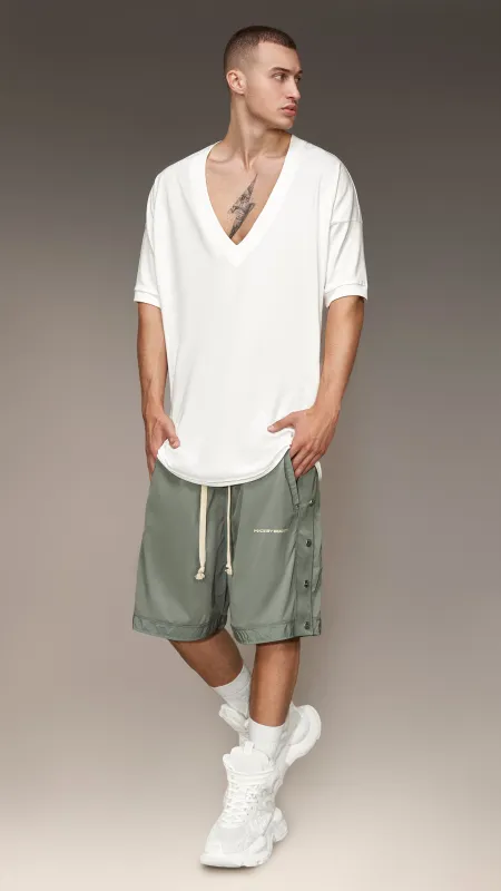 Bermuda Shorts with Studs - B16622 sold by Made by Society