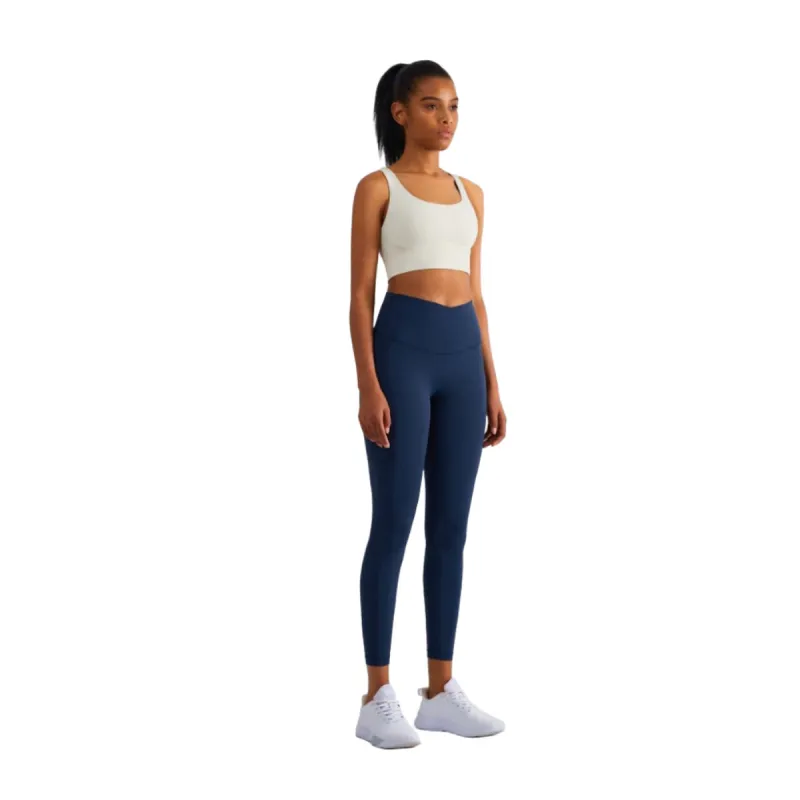 Naomi Cross Over Leggings - Navy made by Emoni Fit
