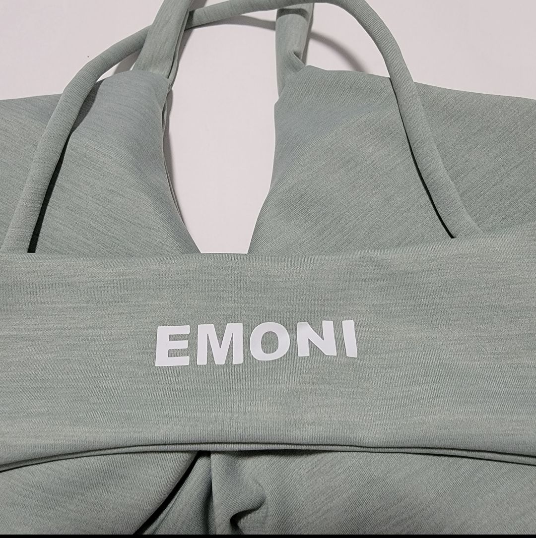 Momentum Twist Sports Bra - Sage sold by Emoni Fit product image thumbnail 5